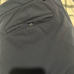 Calvin Klein Dark Blue Slim Fit Trousers